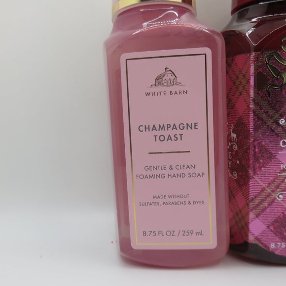 Bath & Body Works Champagne Toast & Frosted Cranberry foaming hand Soap - Picture 3 of 5